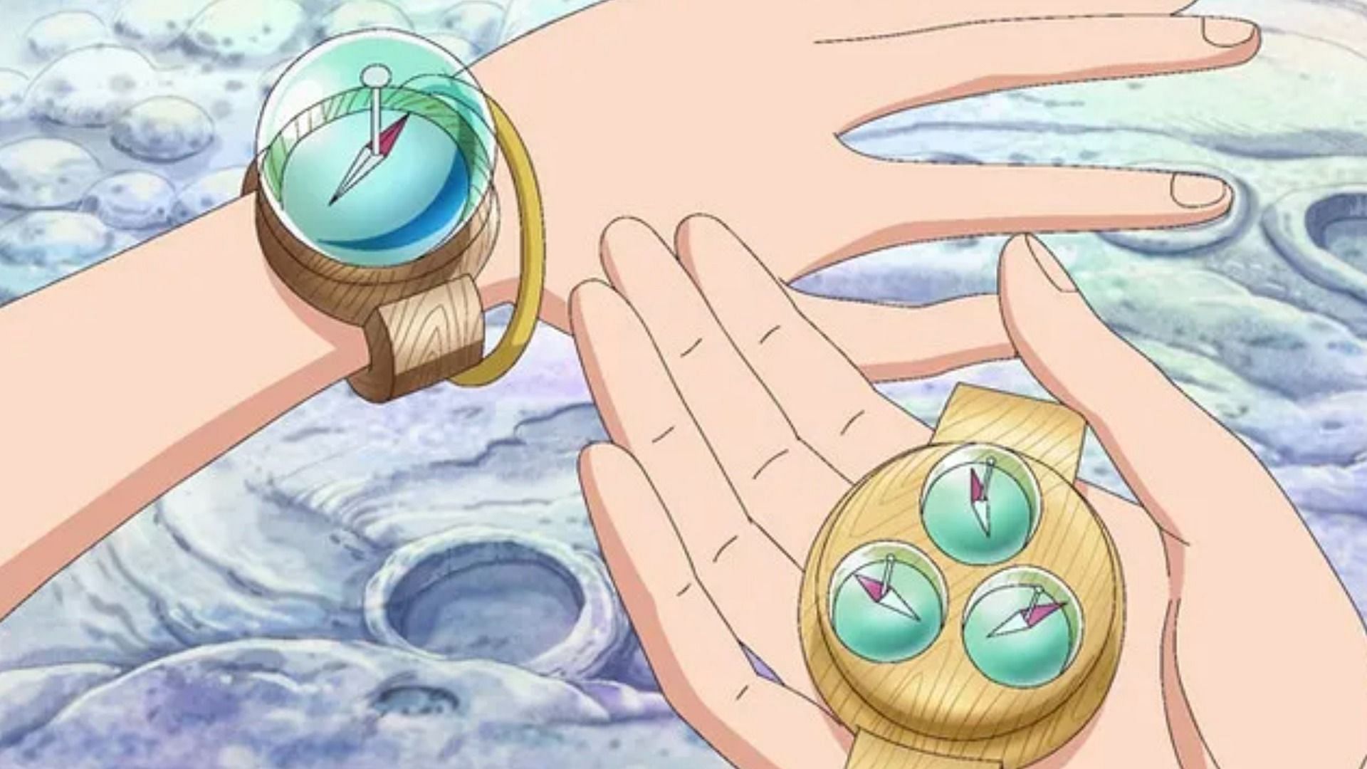 Logpose as seen in anime (Image via Toei Animation)
